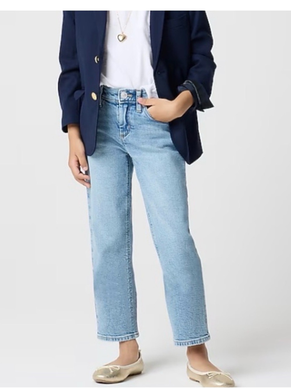 Crewcuts Light Blue Straight-Leg Jeans